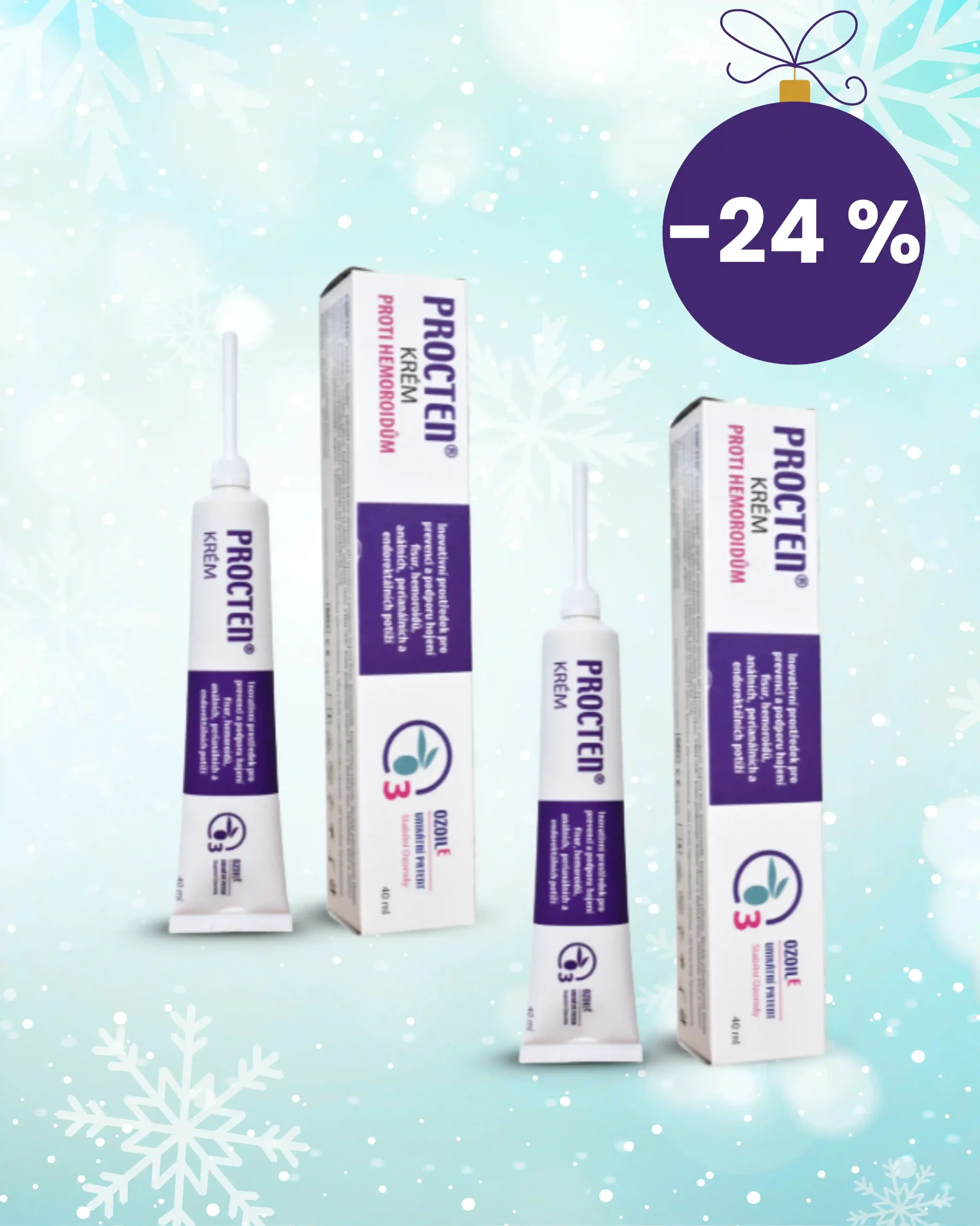 PROCTEN krém na hemoroidy 2x se slevou