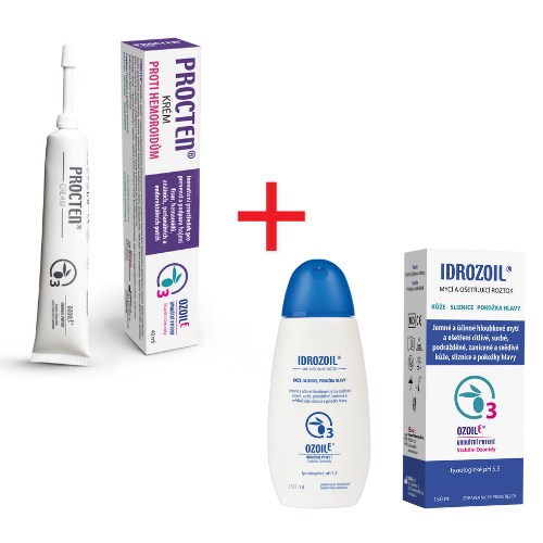 PROCTEN a IDROZOIL krem a roztok na hemoroidy