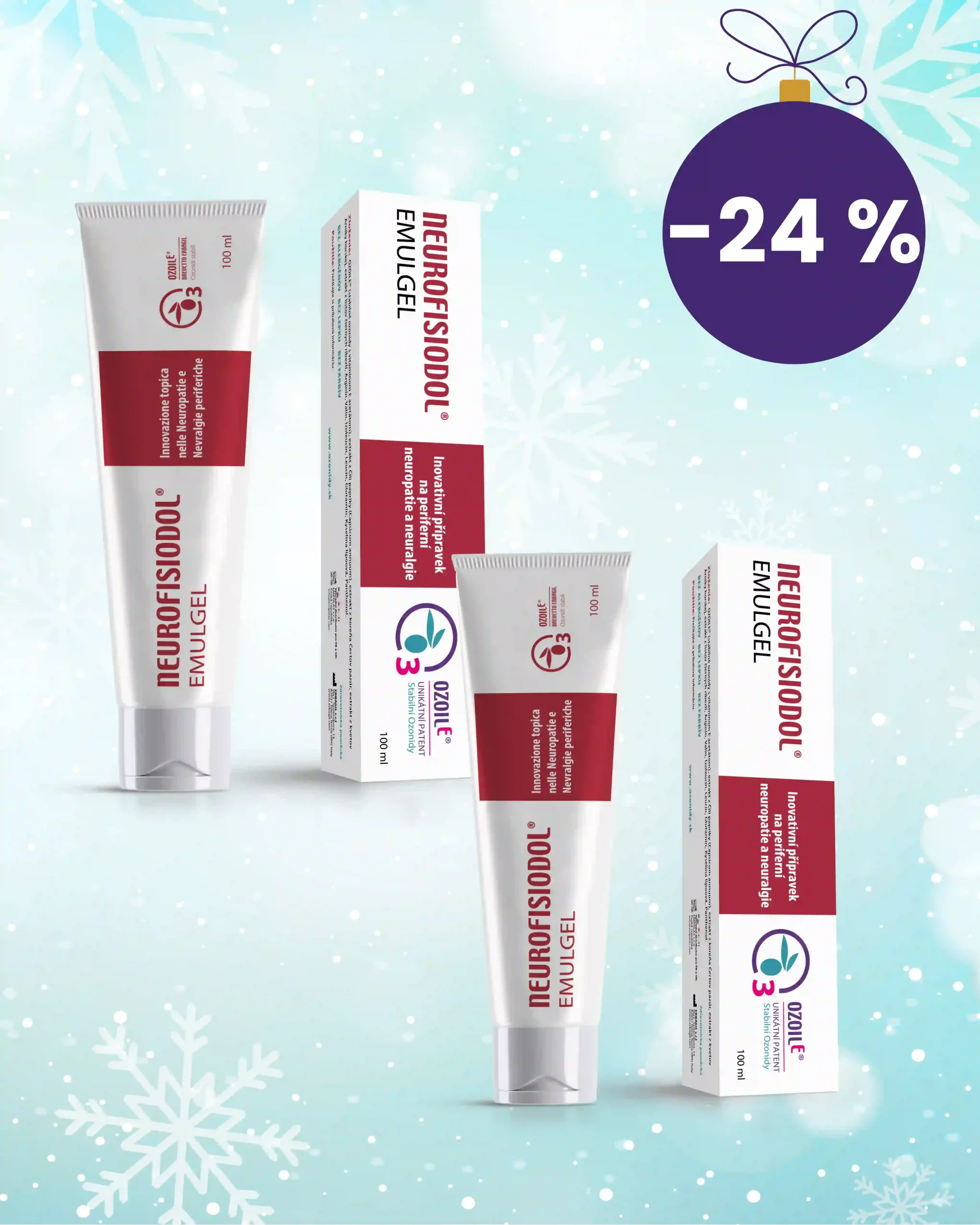 2x neurofisiodol na neuropatie a neuralgie  se slevou 24%