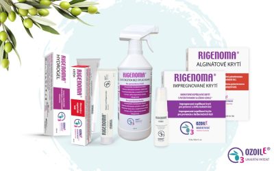 NOVINKA na urýchlenie hojenia rán a&nbsp;zápalov – línia RIGENOMA s&nbsp;OZOILE