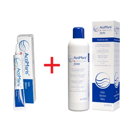 ActiMaris Gél 20g a ActiMaris Forte roztok 300ml - na rýchle hojenie rán